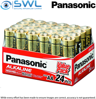 Panasonic: AA Alkaline Batteries  - 24 PACK