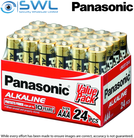 Panasonic: AAA Alkaline Batteries - 24 PACK