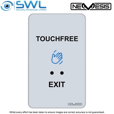 Nemesis Touchless Exit, SPDT, 12-24Vdc, 0-30 Sec Delay Time, IP68, PLASTIC