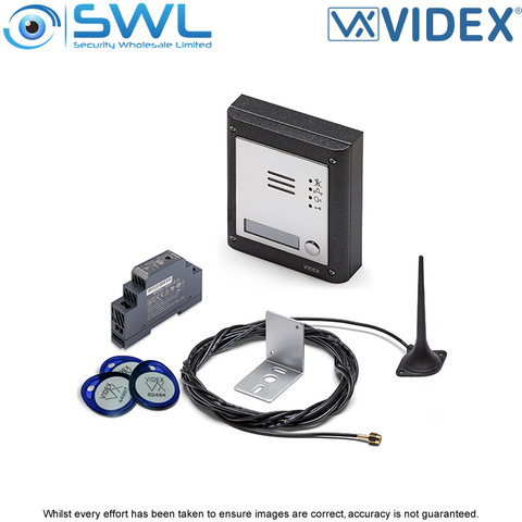 Videx GSM4K/4G-1S/M: 4G Intercom Kit Single Button