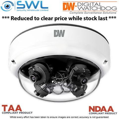 DW: DWC-PVX16W2W 16MP MEGApix Flex 360&deg; Multi-Sensor WDR IP66 4x 4MP 2.8mm