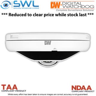 DW: DWC-PPVF9Di2TW 9MP MEGApix PANO&trade; IVA+ 360&deg; Fisheye IR25m IP66 IK09 2.1mm