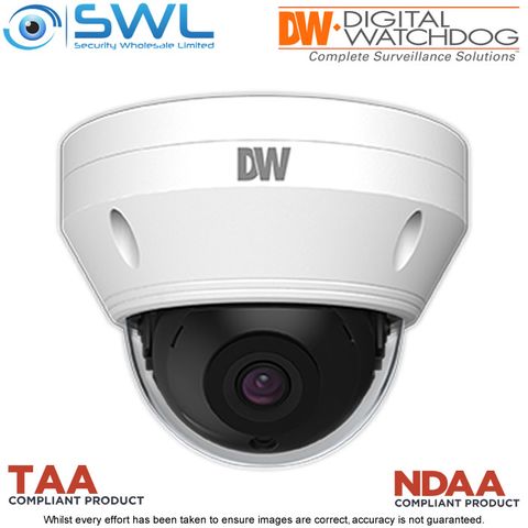 DW: DWC-VSDG04Bi MEGApix-V Series 4MP Dome WDR IR30m  IP67 IK10 2.8mm