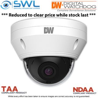 DW: DWC-VSDG04Bi MEGApix-V Series 4MP Dome WDR IR30m  IP67 IK10 2.8mm