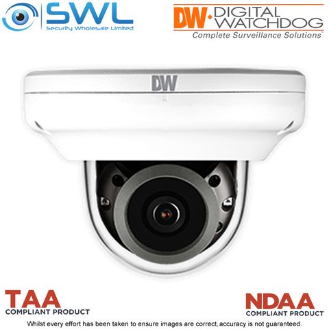 DW: DWC-MVC8Wi28TW MEGApix IVA 8MP Discreet Dome WDR IR30m IP67 IK10 2.8mm