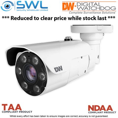 DW: DWC-XSBA08Mi MEGApix&reg; Ai 8MP Bullet WDR IR40m IP67 IK10 2.7-13.5mm