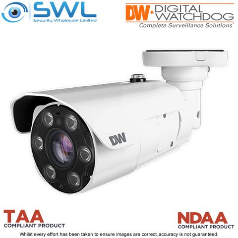 DW: DWC-XSBA08Mi MEGApix® Ai 8MP Bullet WDR IR40m IP67 IK10 2.7-13.5mm