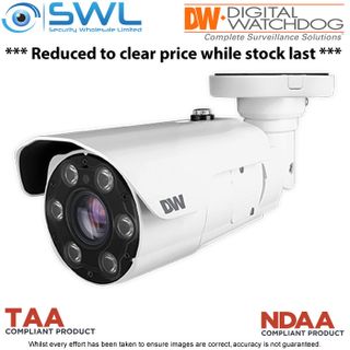 DW: DWC-XSBA08Mi MEGApix&reg; Ai 8MP Bullet WDR IR40m IP67 IK10 2.7-13.5mm