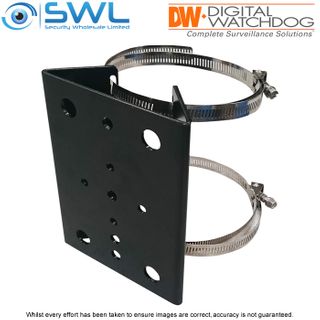 DW: DW-ILPM1 - Black Pole Mount Bracket For ILIRIP850I + NightWatch™ Brackets