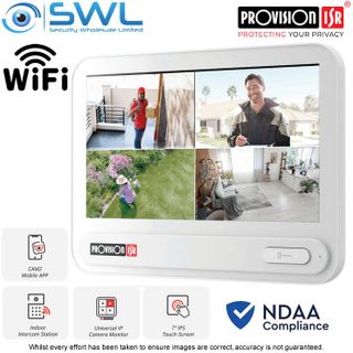 Provision-ISR MON-TCH7: Intercom Indoor Station: 7" Touch Screen, NDAA