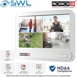 Provision-ISR MON-TCH7: Intercom Indoor Station: 7" Touch Screen, NDAA