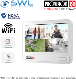 Provision-ISR MON-TCH7: Intercom Indoor Station: 7" Touch Screen, NDAA