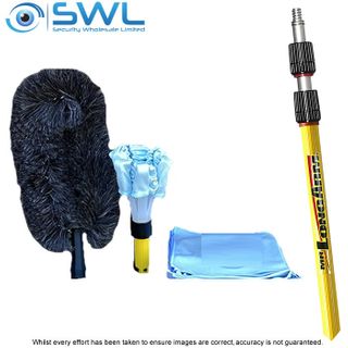 Camera Cleaning Kit 5.4m Holder: Sleeve, Spare Cloths, Cobweb Brush- Soft