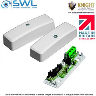 KNIGHT D75MULTI: Indoor SM Reed Switch, 35mm Gap, N/C, 4 Terminal, Built in EOL