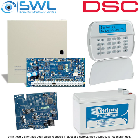 DSC Neo HS2032 Cabinet RF Kit: TL280E, Transformer, Tamper & HS2LCDRFP4N RF KP c