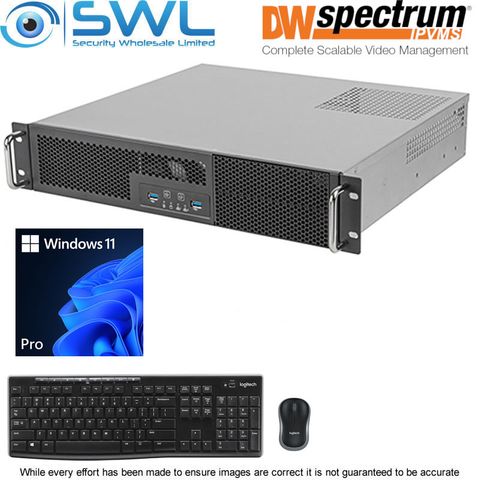 SWL i5 Rack, Intel i5-14400, 16GB Ram, 250Gb SSD, Win 11 Pro, 4 x HDD bays