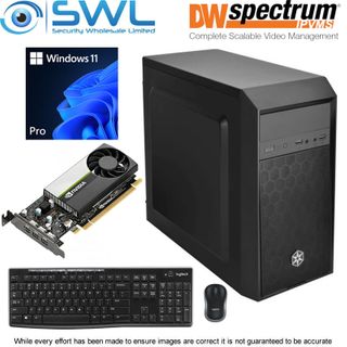 SWL i5 Tower, Intel i5-14400, 16GB Ram, 250Gb SSD, Win 11 Pro, 4xHDD Quadro T400