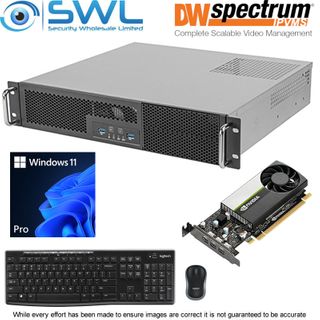 SWL i5 Rack, Intel i5-14400, 16GB Ram, 250Gb SSD, Win 11 Pro, 4xHDD Quadro T400