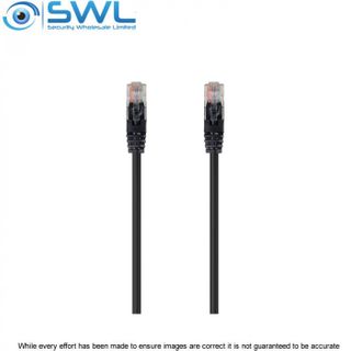 20m Cat5 Black UTP Patch Lead (T568A Specification) 250MHz