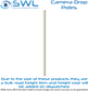 Dropper Pole CAMPOLE-WHITE25: 2.5m Camera Dropper Pole 28mm Diameter WHITE
