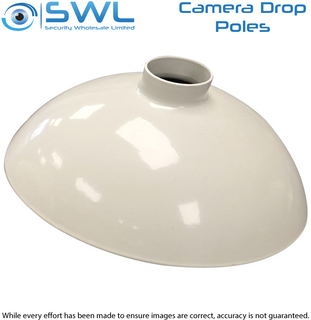 Dropper Pole CMD155-W: Dome Cap 155mm for 10080 White