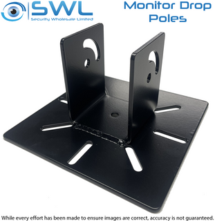 Dropper Pole PIV-BASE-B: Monitor Dropper Pole Base for 10311 BLACK