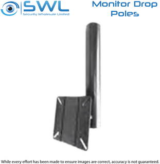 Dropper Pole PIV-LCD-46B BLACK Monitor Bracket for 10311