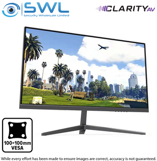 CLARITY AV 32" (31.5") 1920x 1080 LED Monitor 24/7 HDMI, VGA, VESA Mount 100x100