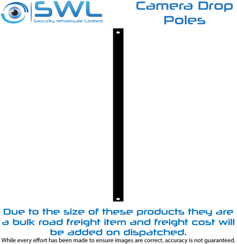 Dropper Pole PIV-POLE-275B: 2.75m Monitor Dropper Pole 51mm Diameter BLACK