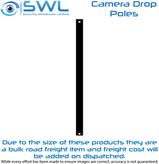 Dropper Pole PIV-POLE-275B: 2.75m Monitor Dropper Pole 51mm Diameter BLACK
