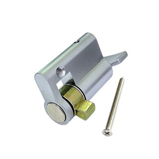 EURO HALF TURN SATIN CHROME