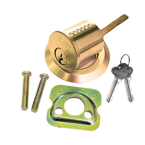 SECURITY EDGE S 201 ROUND CYLINDER BK PVD GOLD