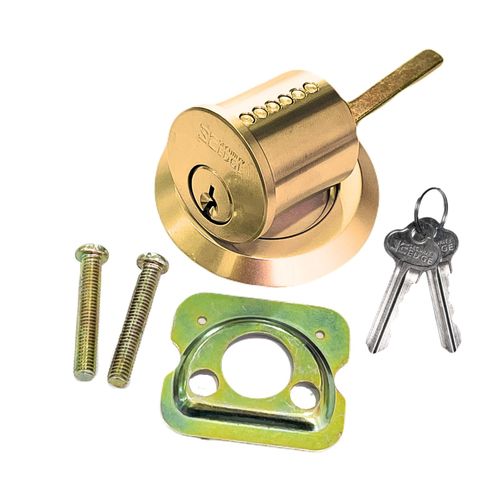 SECURITY EDGE S 201 ROUND CYLINDER BK PVD GOLD