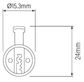 SECURITY EDGE S 355 CYLINDER BK