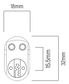 SECURITY EDGE S 570 OVAL EXTENDED CYLINDER BK CP