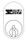 SECURITY EDGE S 570 OVAL EXTENDED CYLINDER BK SC