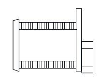 SECURITY EDGE S CAM LOCK BK SATIN NICKEL