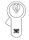 SECURITY EDGE S 9055-2 CYL/TURN FIXED CAM BK SC