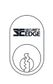 SECURITY EDGE S ASTRA OVAL CYLINDER BK SC