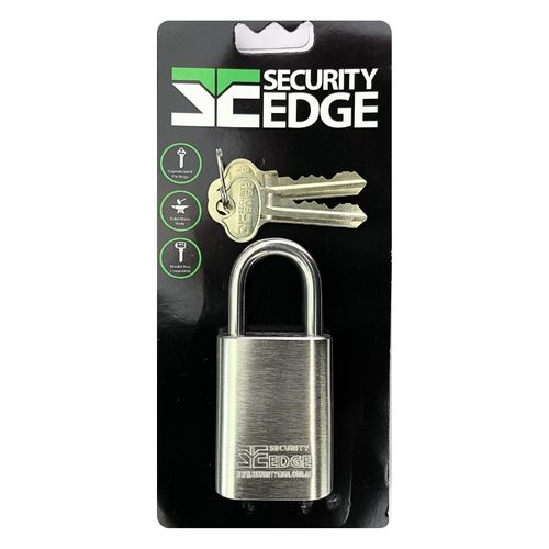 SECURITY EDGE L 40MM PADLOCK, 27MM MARINE ALLOY SHACKLE KDDP