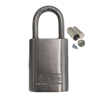 SECURITY EDGE L 40MM PADLOCK, 27MM MARINE ALLOY SHACKLE KDDP