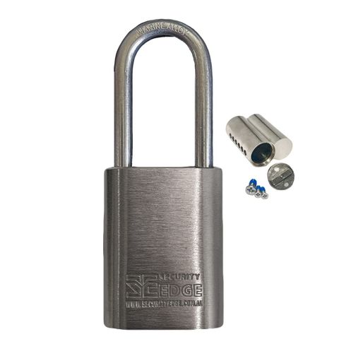 SECURITY EDGE L 40MM PADLOCK, 27MM MARINE ALLOY SHACKLE KDDP