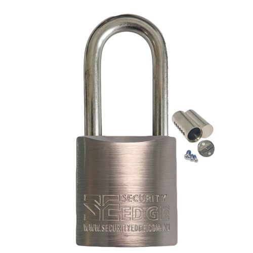 SECURITY EDGE L 50MM PADLOCK, 50MM BORON ALLOY SHACKLE KDDP