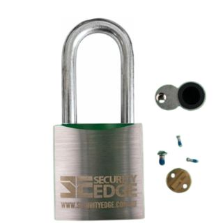 SECURITY EDGE L 50MM PADLOCK, 50MM BORON ALLOY SHACKLE KDDP