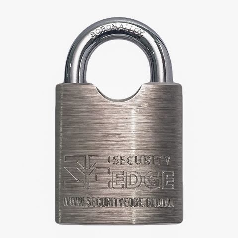 SECURITY EDGE L 55MM PADLOCK, 50MM BORON ALLOY SHACKLE KDDP
