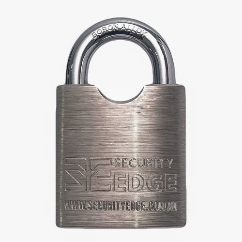 SECURITY EDGE L 55MM PADLOCK, 50MM BORON ALLOY SHACKLE KDDP