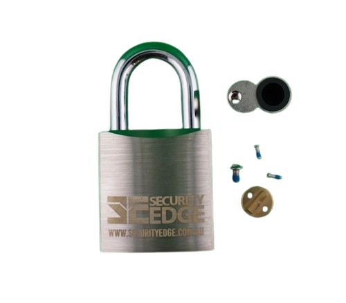 SECURITY EDGE L 50MM PADLOCK, 30MM BORON ALLOY SHACKLE BK