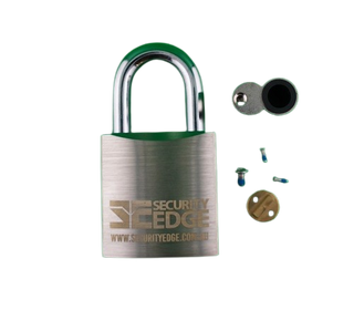 SECURITY EDGE L 50MM PADLOCK, 30MM BORON ALLOY SHACKLE BK