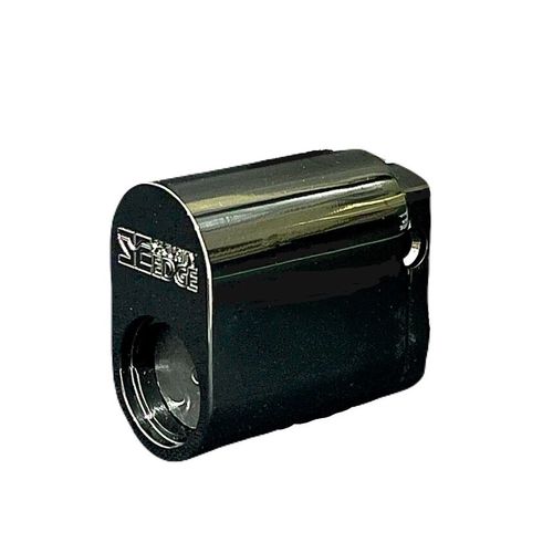 SECURITY EDGE L 570 OVAL CYLINDER BK PVD BLACK