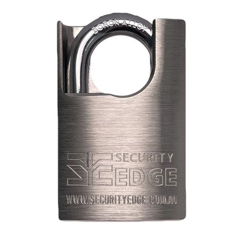 SECURITY EDGE L CS55MM PADLOCK 27MM BORON ALLOY SHACKLE KDDP